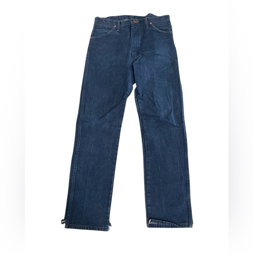 Wrangler Men's Blue Jeans 35 x 34